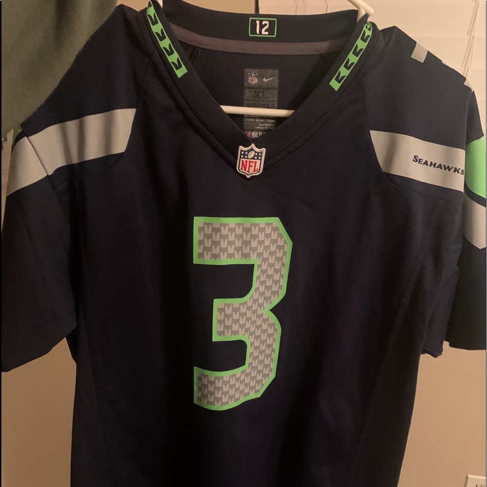 Authentic Seahawks R. Wilson Jersey #3